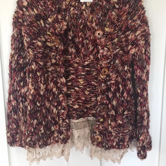 ❤️SOLD❤️HWR Anthropologie Woven Sweater - Picture 6 of 8